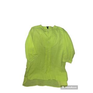 ✨J.Crew Cotton Neon Lime Tunic✨